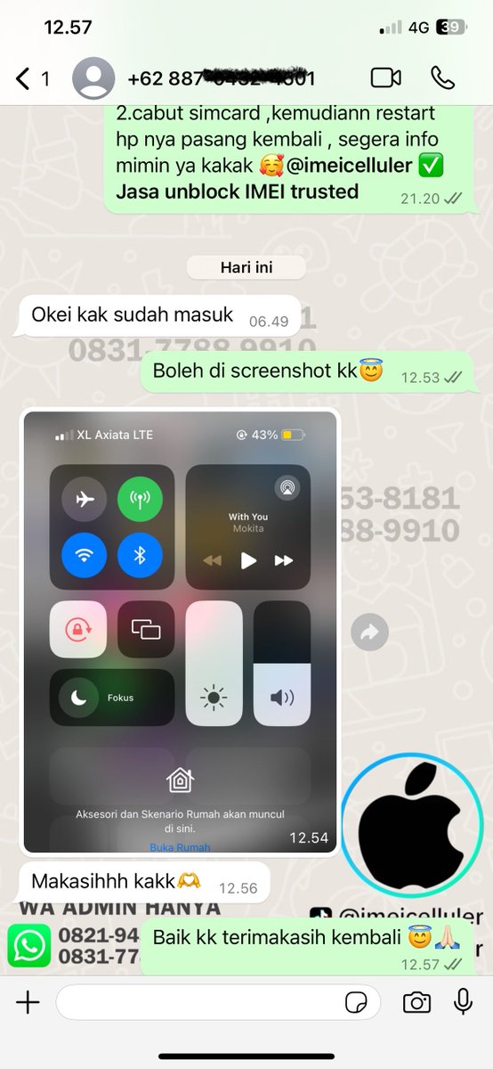 imeicelluler's tweet photo. Open Unblock IMEI📶 Update setiap hari
Jika ingin menghubungi kami langsung melalui 𝐖𝐀 𝐘𝐆 𝐃𝐈 𝐁𝐈𝐎 ya guys 🥳, 𝐒𝐎𝐒𝐈𝐀𝐋 𝐌𝐄𝐃𝐈𝐀 𝐈𝐌𝐄𝐈𝐂𝐄𝐋𝐋𝐔𝐋𝐄𝐑 klik link dibawah ini
https://t.co/tvBF71EyNj https://t.co/659tFqwCn6