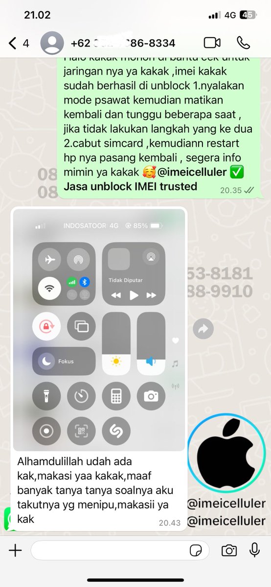 imeicelluler's tweet photo. Open Unblock IMEI📶 Update setiap hari
Jika ingin menghubungi kami langsung melalui 𝐖𝐀 𝐘𝐆 𝐃𝐈 𝐁𝐈𝐎 ya guys 🥳, 𝐒𝐎𝐒𝐈𝐀𝐋 𝐌𝐄𝐃𝐈𝐀 𝐈𝐌𝐄𝐈𝐂𝐄𝐋𝐋𝐔𝐋𝐄𝐑 klik link dibawah ini
https://t.co/tvBF71EyNj https://t.co/jxAQmKggHl