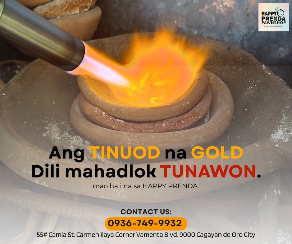 goldsilvercdo's tweet photo. 𝐑𝐞𝐚𝐥 𝐠𝐨𝐥𝐝 𝐬𝐡𝐨𝐰𝐬 𝐢𝐭𝐬 𝐭𝐫𝐮𝐭𝐡 𝐢𝐧 𝐟𝐢𝐫𝐞.
Don’t risk fake gold — choose a pawnshop that values honesty, quality, and transparency.

📩 𝙎𝙚𝙣𝙙 𝙪𝙨 𝙖 𝙢𝙚𝙨𝙨𝙖𝙜𝙚 𝙩𝙤𝙙𝙖𝙮
📍 Or visit Happy Prenda Pawnshop for appraisal

#Happyprenda #cdopawnshop https://t.co/mhxFhVLPd2