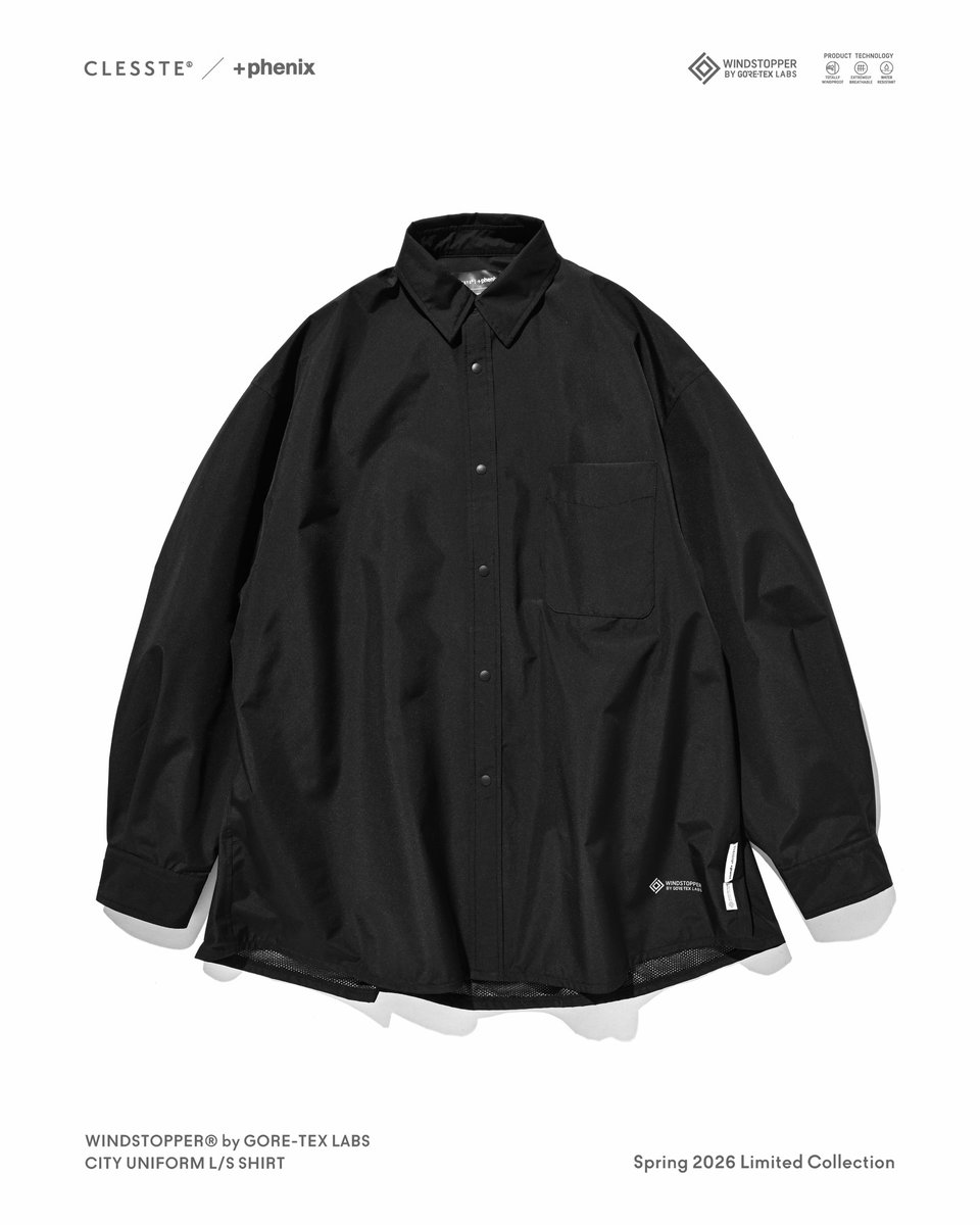 CLESSTE × Plus Phenix 2026 SS 別注 “WINDSTOPPER by GORE-TEX LABS