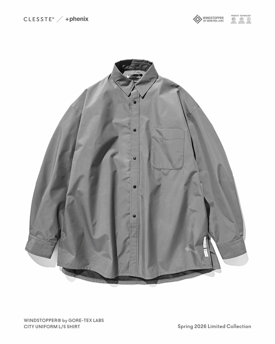 CLESSTE × Plus Phenix 2026 SS 別注 “WINDSTOPPER by GORE-TEX LABS