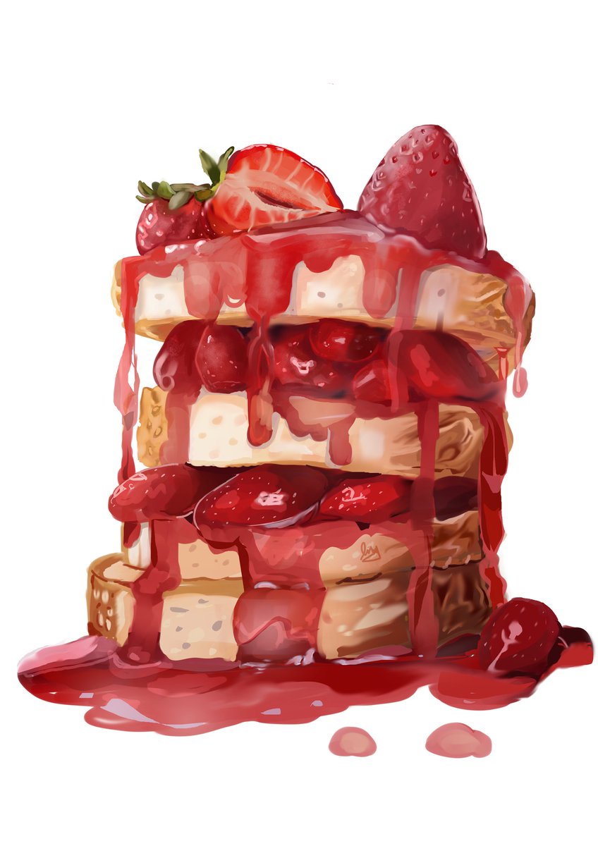 Mitsu_art15's tweet image. I made some strawberry themed drawings these days and here are some of them. I even make some tutorial thought Well-- actually its for  University task But if anyone want see just let me know
#art #strawberry #speedpaint #paint #realism #sandwich #digitalart