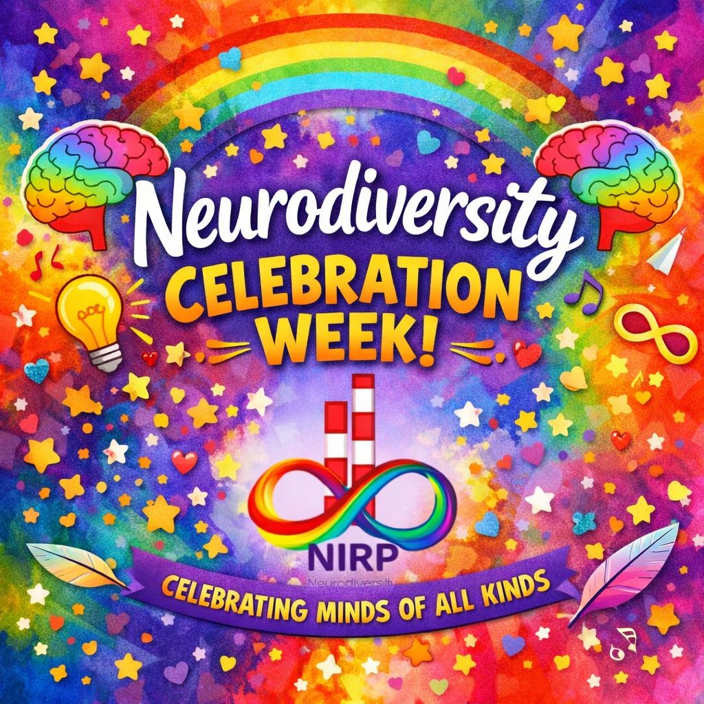 NeurodiverseIRP's tweet photo. 🌈🧠Neurodiversity Celebration Week 2026 🧠🌈

This week and always we celebrate the diversity of all kinds♾️

We are hosting events for all of our members to celebrate:

💐🌸   Flower Workshop for the Mammies 
🎳🎯   Lane7 for the Dad’s
🌈🧠   Funtasia for all the Family ♥️ https://t.co/0QFJUUskTa