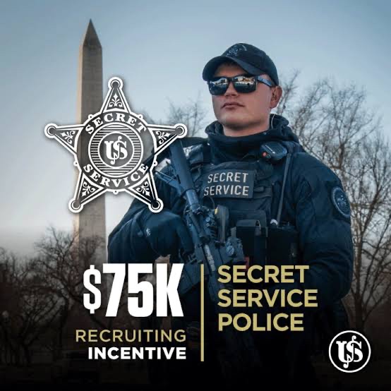 NigeriaStories's tweet image. World news : US secret service opens massive recruitment, offers $75,000 incentive
