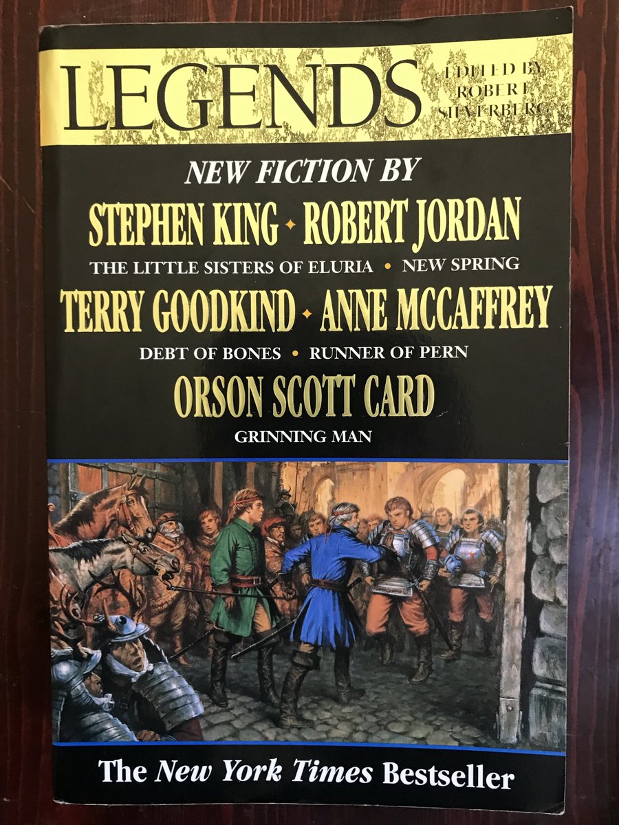 fugitivehistor1's tweet image. Finished “The Hedge Knight”. Hadn’t realized it was the inspiration for the series A Knight of the Seven Kingdoms. A compelling tale. Martin does knightly politics well. Now I can put the anthology aside and dive into Volume 3 of the #DragonLance Chronicles! #books #dnd #fantasy