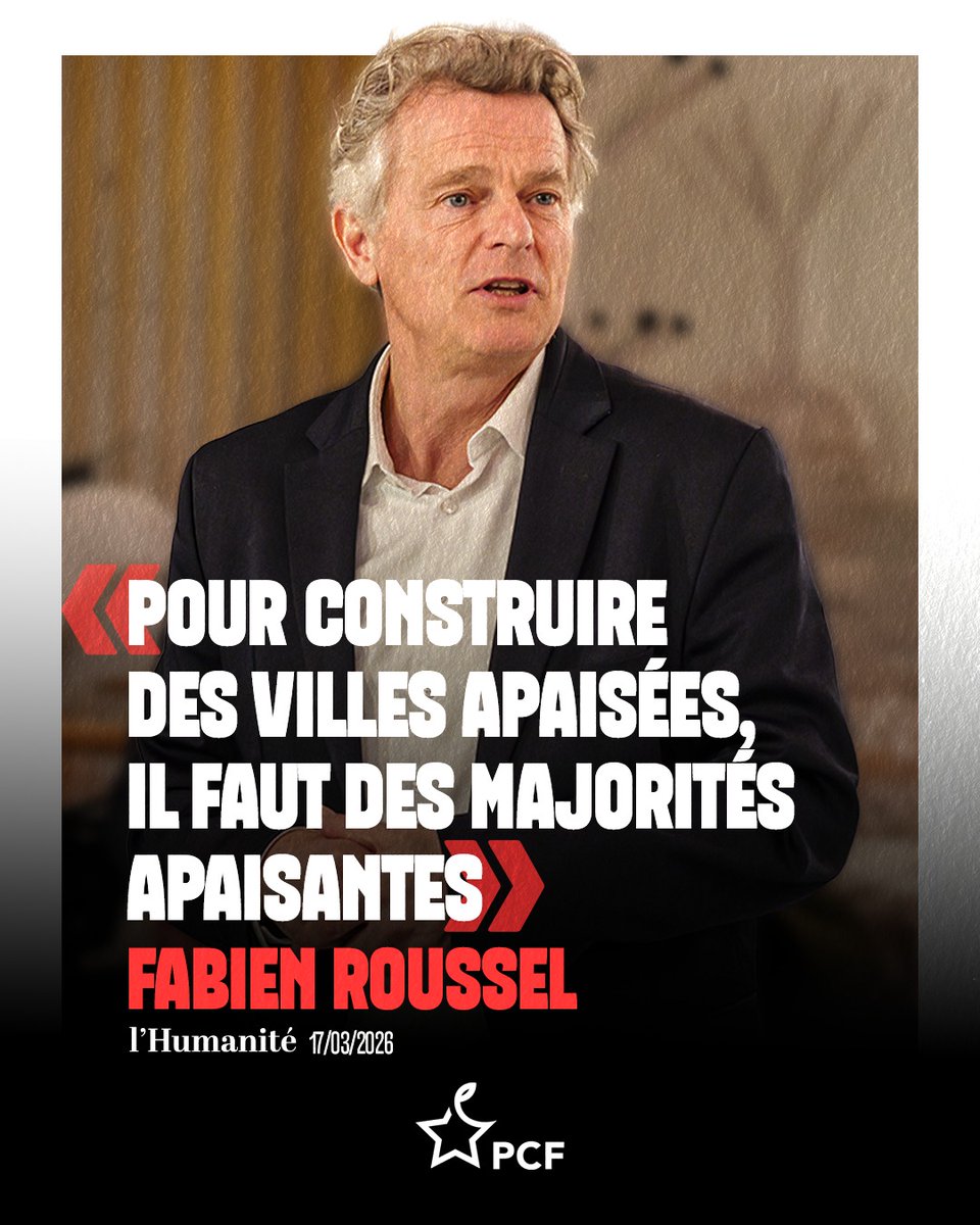 🔴 Municipales 2026

« Pour construire des villes apaisées, il faut des majorités apaisantes. »

<a href="/Fabien_Roussel/">Fabien Roussel</a> appelle à amplifier les dynamiques de gauche pour battre la droite et l’extrême droite.

👉 Rassembler, protéger, répondre aux besoins concrets des habitants :