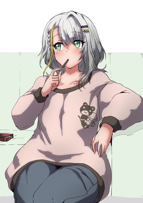 今日の日課は部屋着紡乃世詞音さんです