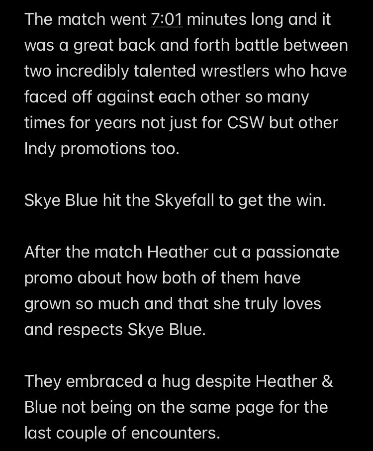 SkyeBlueNews's tweet photo. On this day!
Skye Blue vs Heather Reckless for Chicago Style Wrestling on the 17th March 2023.
#SkyeBlue #HeatherReckless #ChicagoStyleWrestling #Wrestling #ProWrestling https://t.co/4EK0GVIGNE