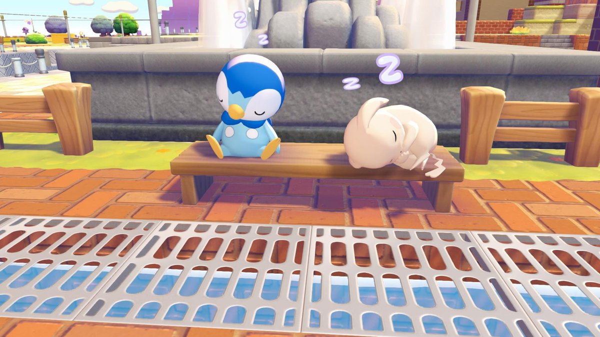 TeriLinWA's tweet photo. I mean… how can I get anything done with these two cuties being so adorable?! 🥰 #Pokémon #Pokopia https://t.co/7RT4LN3RXb