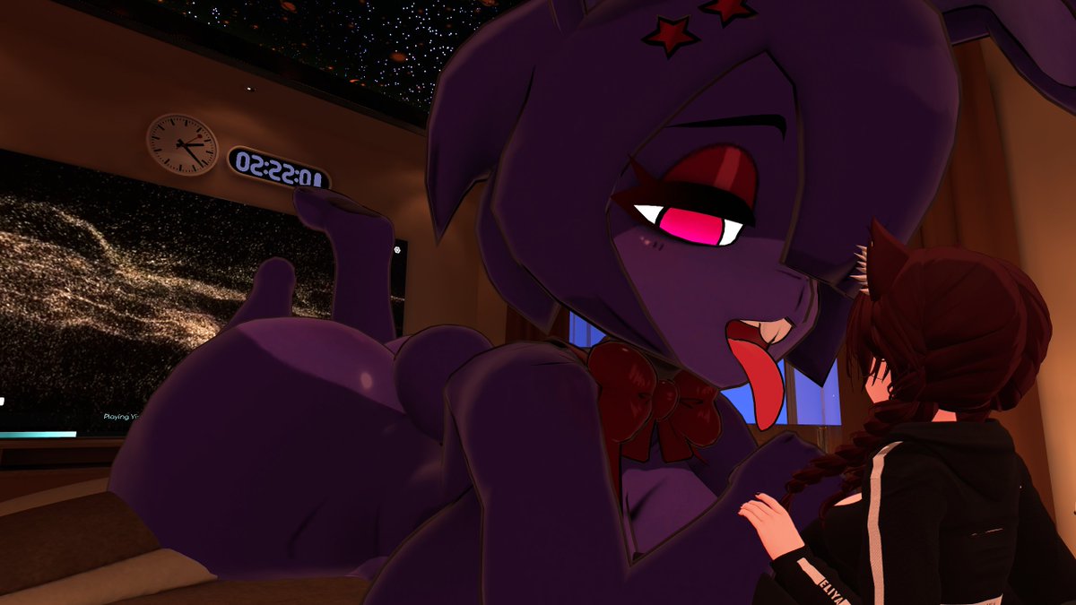 LazerHeartGTS's tweet image. Bonfie gets a little cuddly at night~
@GiantDerp71 
#size