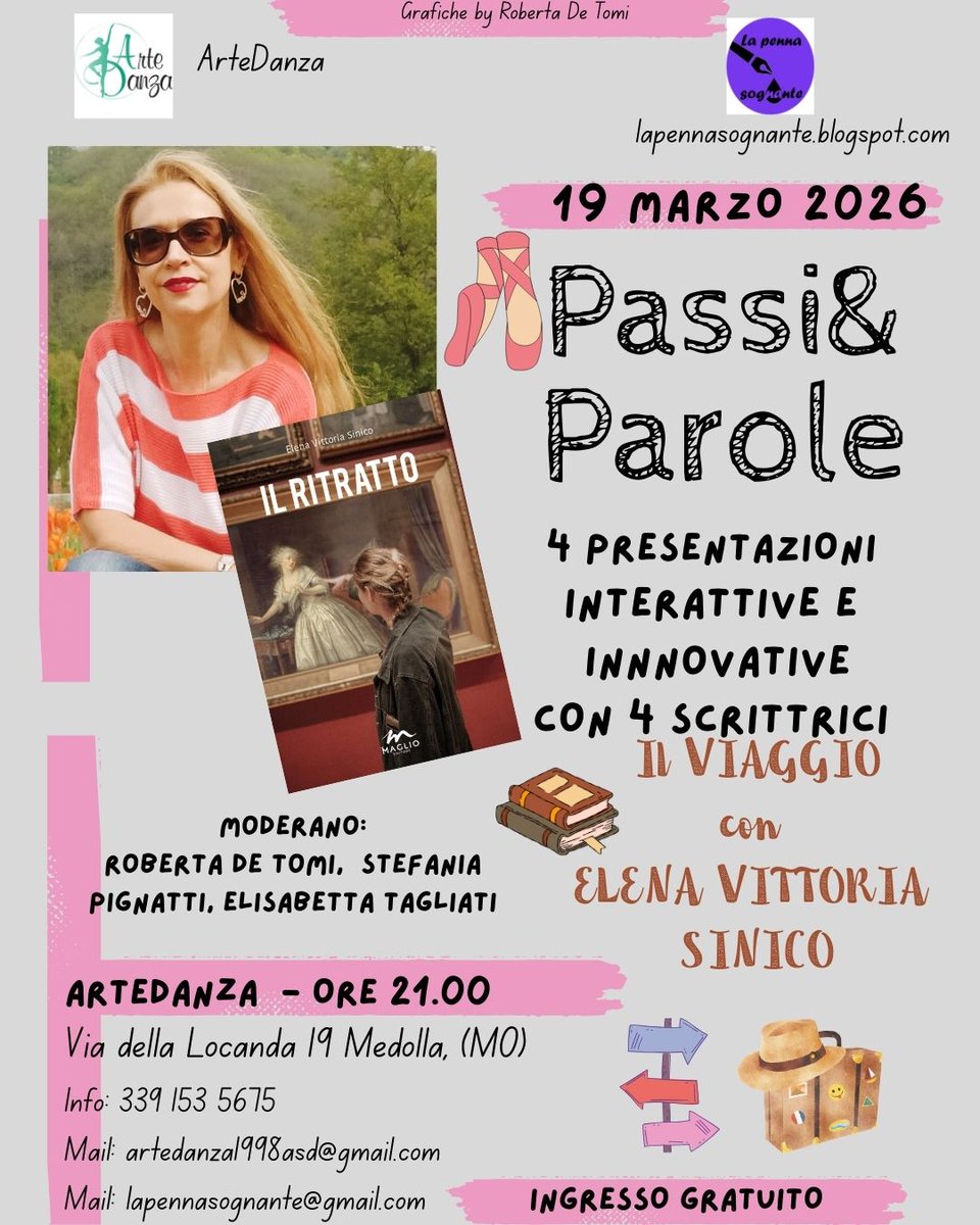 Passi&amp;Parole è un evento coinvolgente: il pubblico partecipa alle chiacchierate e i libri diventano uno spunto prezioso! Se siente in zona, passate, giovedì! #eventi #presentazionelibri 
lapennasognante.blogspot.com/2026/03/passi-…