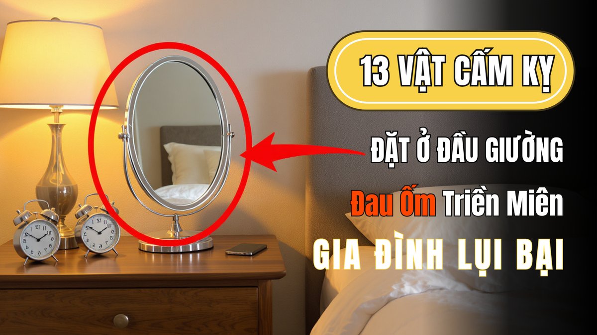 matmamenhso's tweet photo. 13 Vật Tuyệt Đối Không Được Để Đầu Giường - Một Vật Thôi Cũng Đủ Khiến Cả Nhà Suy Vận https://t.co/16CfE5Ihqc 
#phongthuygiuongngu #phongthuygiausang #matmamenhso https://t.co/ZIF38wu5oc
