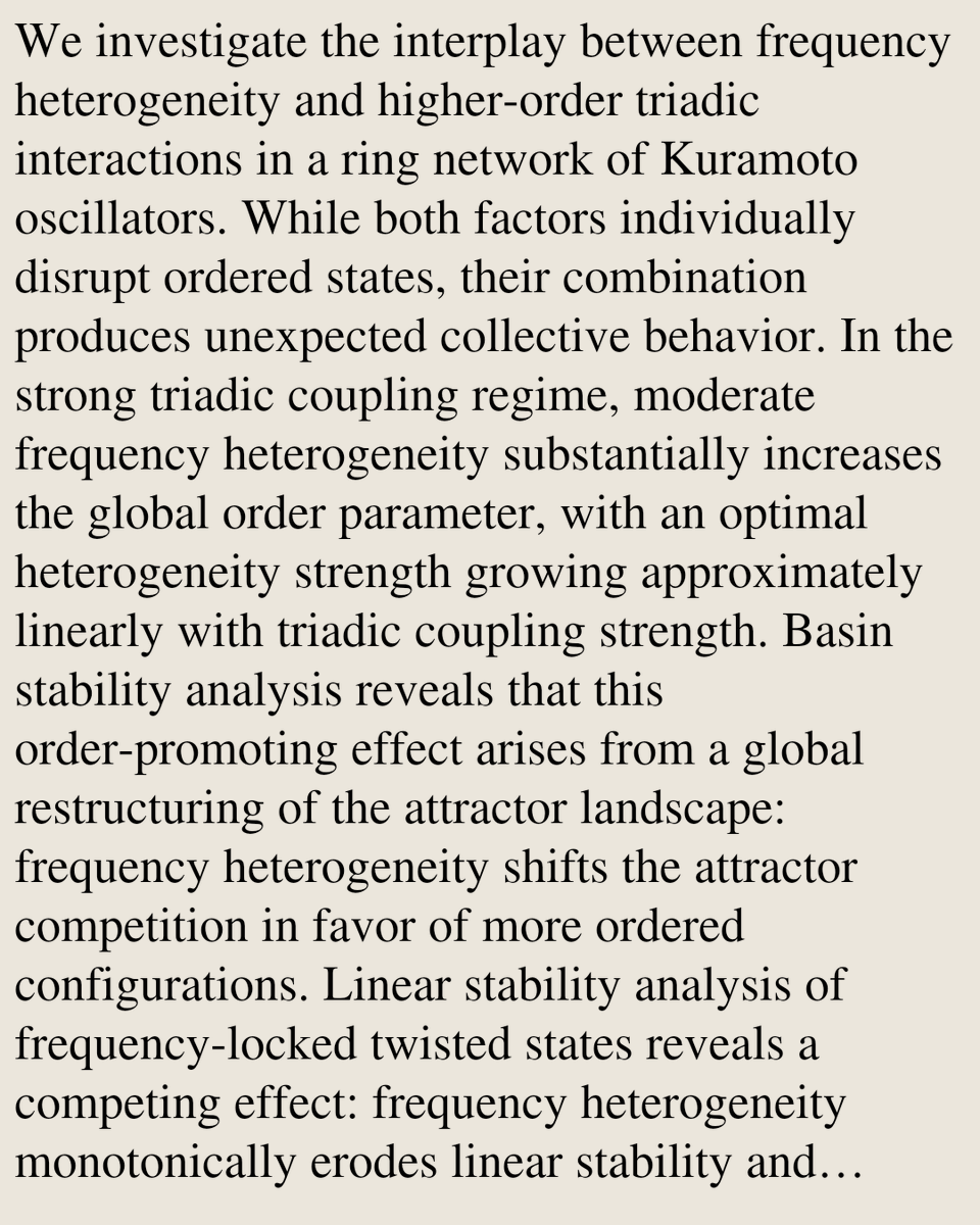Nonlinear Sciences tweet media