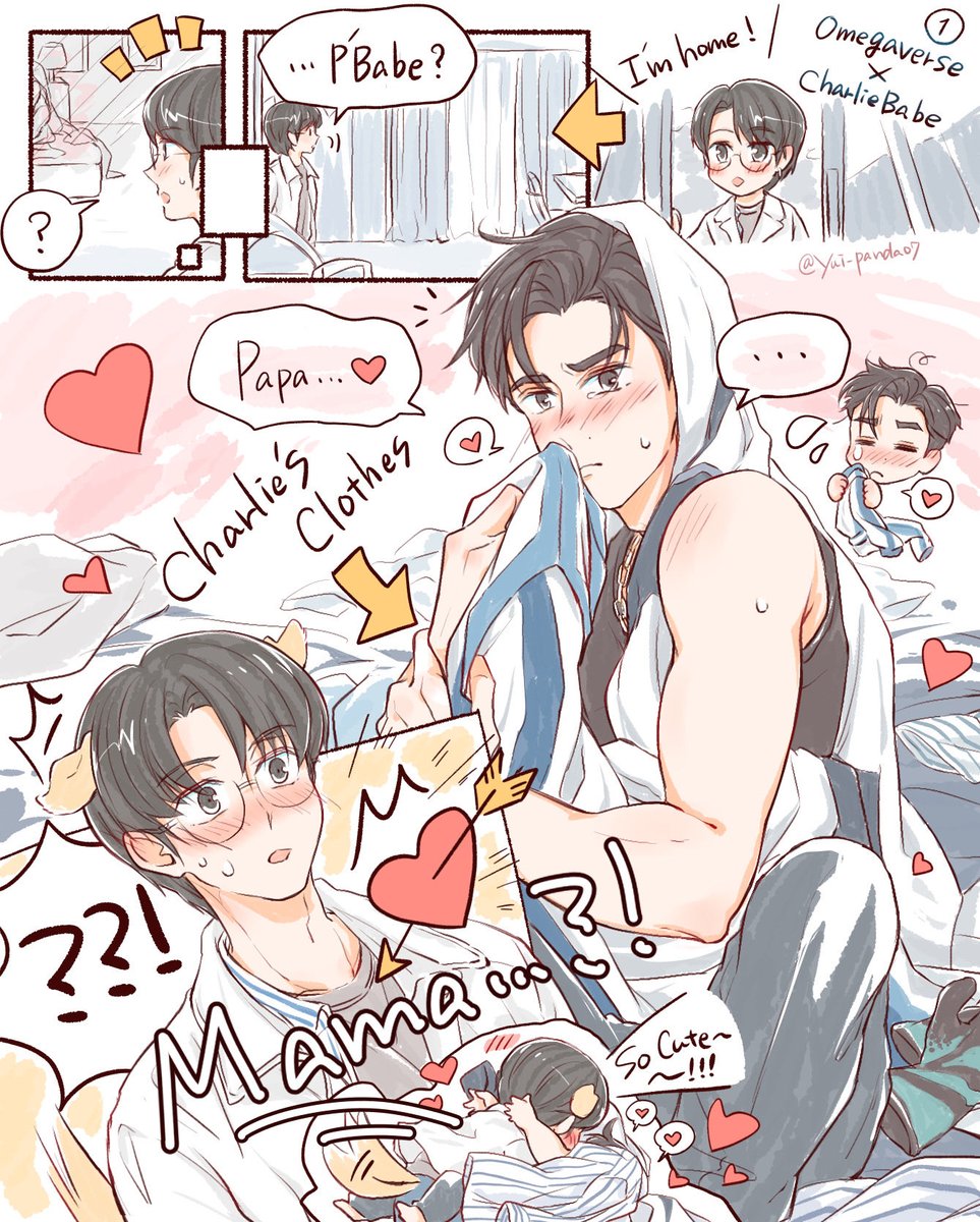 yui_panda07's tweet photo. 【オメガバースCharlieBabe①】
巣作りするBabe🐱 https://t.co/j1zDMs2BB5