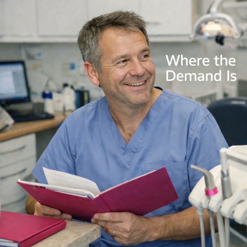 DRecruitNetwork's tweet photo. General dentists remain the backbone of the sector. 🦷✨

With 181 roles currently available, general dentistry continues to drive the workforce demand across the UK. 📈

#GeneralDentistry #DentalRecruitment #UKDentistry https://t.co/5au1rfULFs