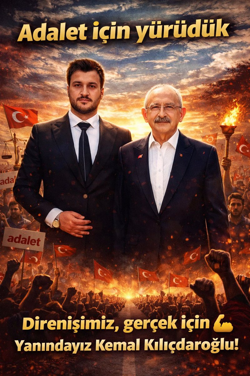 Sen Doğru Dur Eğri Belasını Bulur 
Tüm Yoldaşlara Selam Olsun 
Hakk'ın Hukuk'un Adalet'in Her Daim Savunucusuyuz 
<a href="/kilicdarogluk/">Kemal Kılıçdaroğlu</a> <a href="/herkesicinCHP/">CHP 🇹🇷</a>