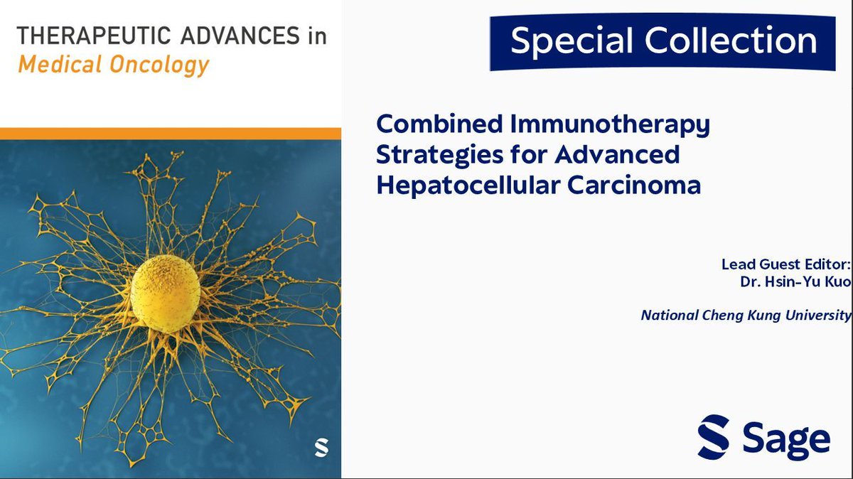 Therapeutic Advances in Medical Oncology tweet media