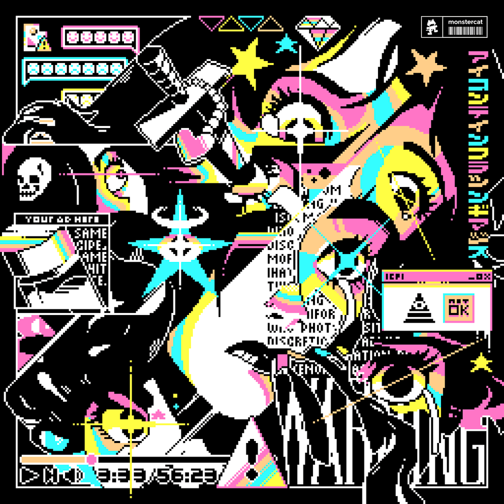 if I had a cent for every time I found an amazing genre boundary pushing bass artist that also makes peak pixel art animations I would have 2 cents, which isn't a lot but it's weird how it happened twice