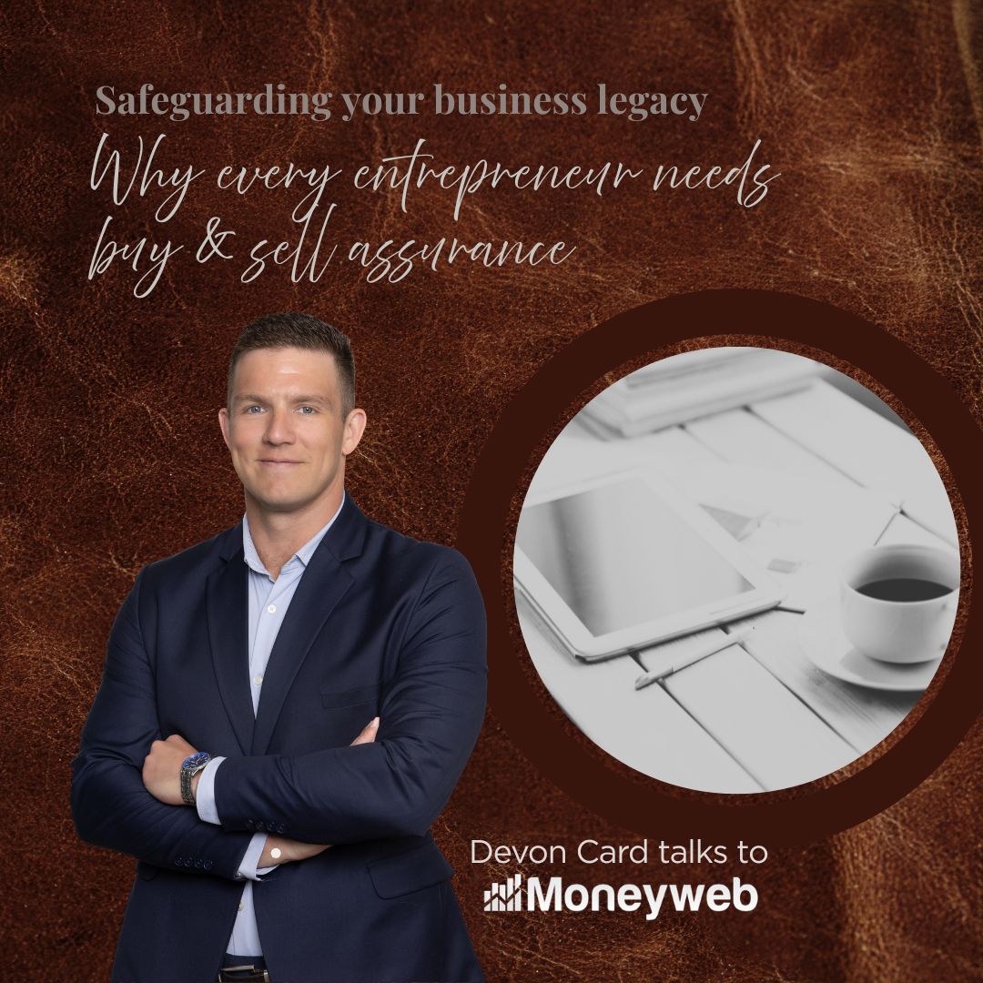 Your business is likely one of your biggest assets — but without a buy-and-sell agreement, it may also be your most exposed. Liquidity, continuity, and certainty matter when it matters most. <a href="/card_devon/">devon card</a> talks to <a href="/Moneyweb/">Moneyweb News</a>: tinyurl.com/2verrs2z