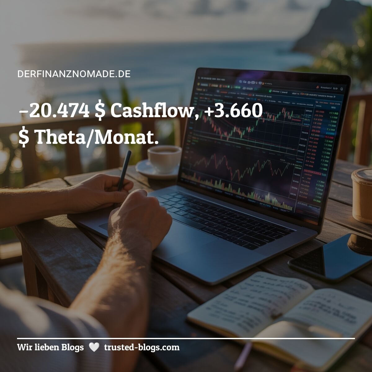 trustedblogs's tweet image. Du siehst rote Zahlen, aber die Zeit kann dein Verbündeter sein — nutze Theta als stetigen Ertragsstrom.

👉 derfinanznomade.de/2026/03/11/20-…

#Optionen #Optionshandel #PassivesEinkommen