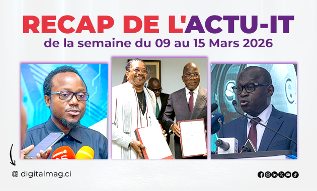 digital_magci's tweet photo. #ActuIT | Récap de l’actualité du numérique de la semaine en Côte d’Ivoire (9-15 mars 2026)
En savoir plus ici ... https://t.co/NuMc4Z2F2V
#Digitalmagci #Actualité_Digitale #CôtedIvoire #Forum_Intech_Santé #Intelligence_Artificielle #Protection_des_Données #SAIDE https://t.co/j93FtACxcI