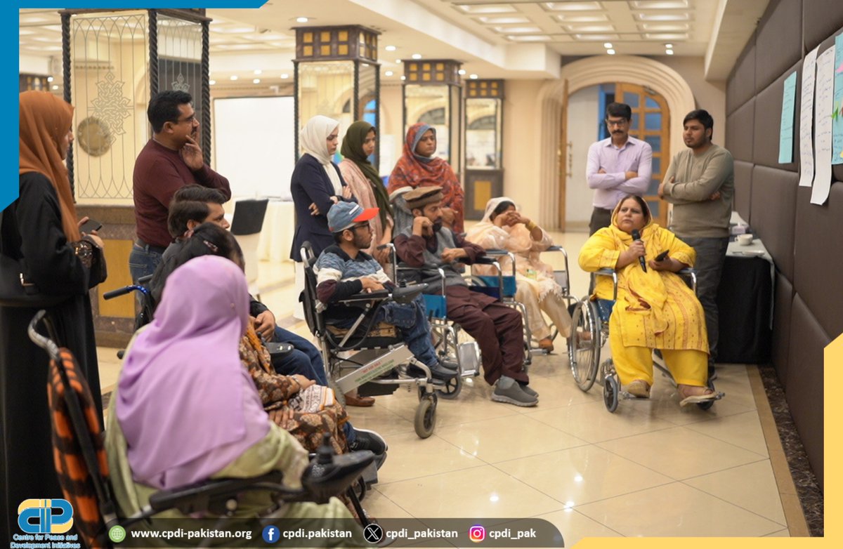cpdi_pakistan's tweet image. CPDI recently held an advanced training for Organizations of Persons with Disabilities (OPDs) in Lahore (Feb 18–20). Building on previous foundations, the sessions focused on proposal writing, resource mobilization, &amp;amp; advocacy for inclusive governance. 
#DisabilityInclusion