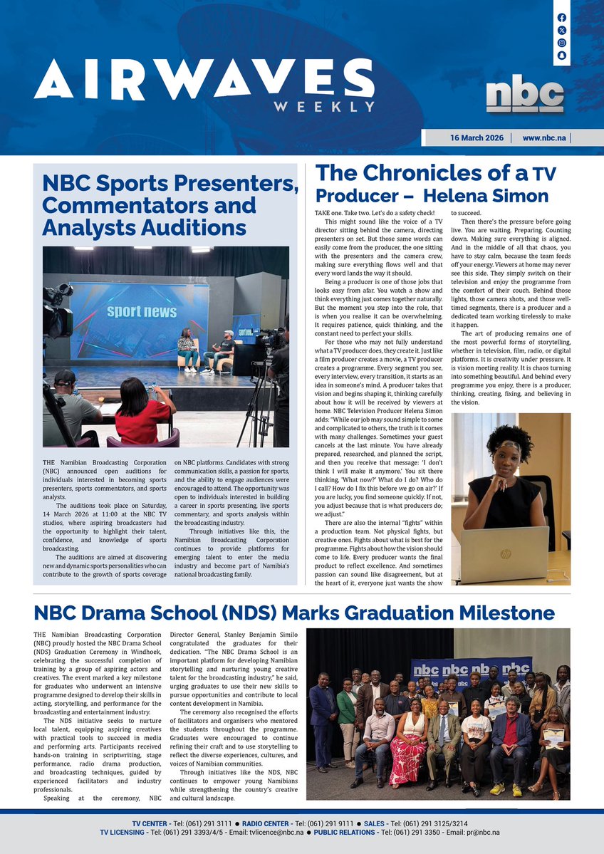 NBC Namibia tweet media