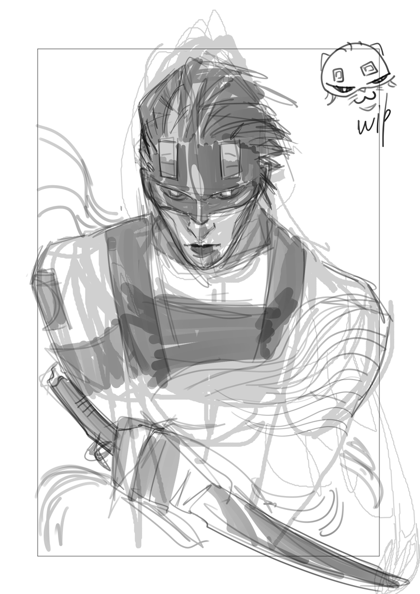dieshinhoff's tweet image. sketch process

#marathon #assassin