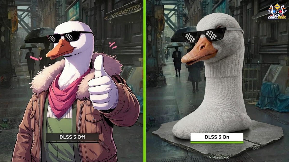 SuperGooseWorld's tweet photo. DLSS 5... ¿Acierto o yendo demasiado lejos?
#supergoosebros https://t.co/0XdKdK2ZrM