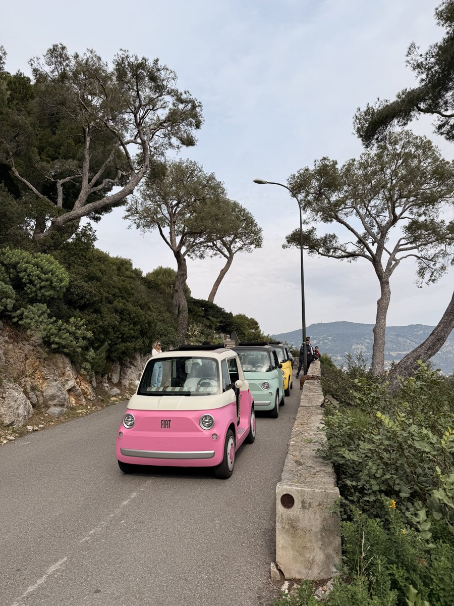 sadoc_king's tweet photo. Topolino driving experience, exploring the French Riviera https://t.co/SXKAD05QAP