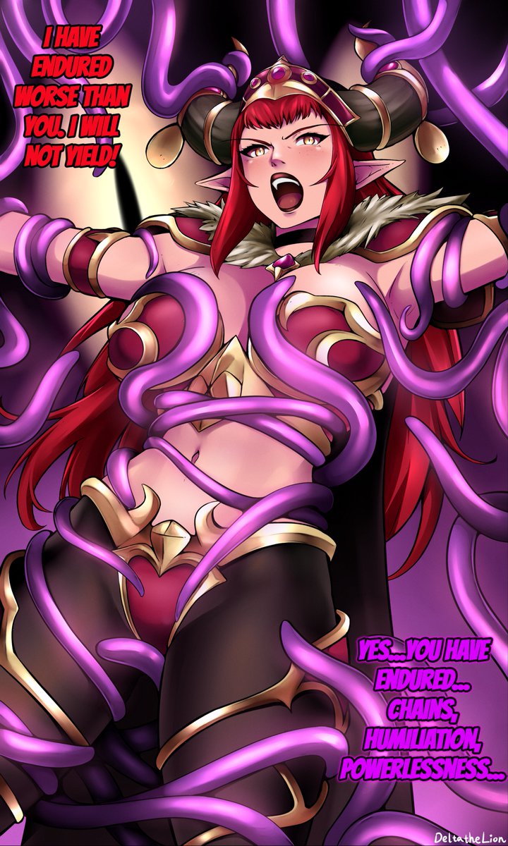DLT365's tweet photo. Alexstrasza - Corruption | DeltatheLion #pixiv https://t.co/JNEW36wQ3D https://t.co/YoOfa2wvvj
