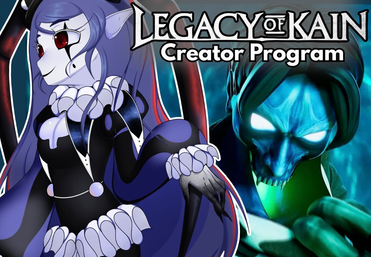 LordLucca28's tweet photo. I've been accepted into the #LegacyofKainCreatorProgram !!! I've loved this series since I was a wee little baby watching my mum play Soul Reaver! I'm so excited to try out Legacy of Kain: Defiance Remastered in a couple days!

#LegacyofKain https://t.co/LYMGU5Qoqb