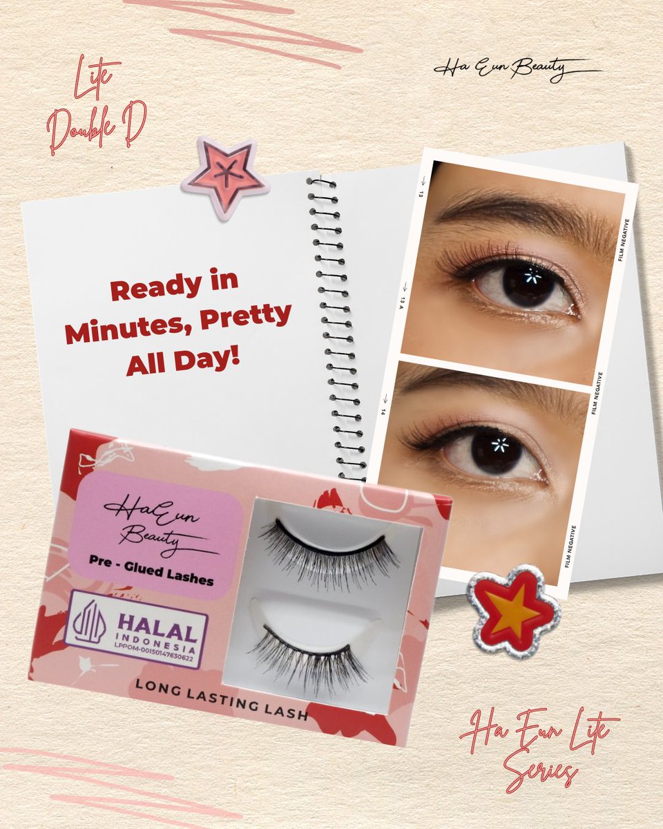 Ha_Eun_Beauty's tweet photo. satu pack isi 2 pasang style yang berbeda, udah mana ga perlu lem tambahan! 😍 🥰

Double Lite D, satu pasang style cateeye, satu pasang medium thick style, double lite solusi buat kamu yang bingung soal style bulu mata~ 🧡

#haeunbeauty 
#eyelash #eyelashextensions https://t.co/7vaQDh5qBV