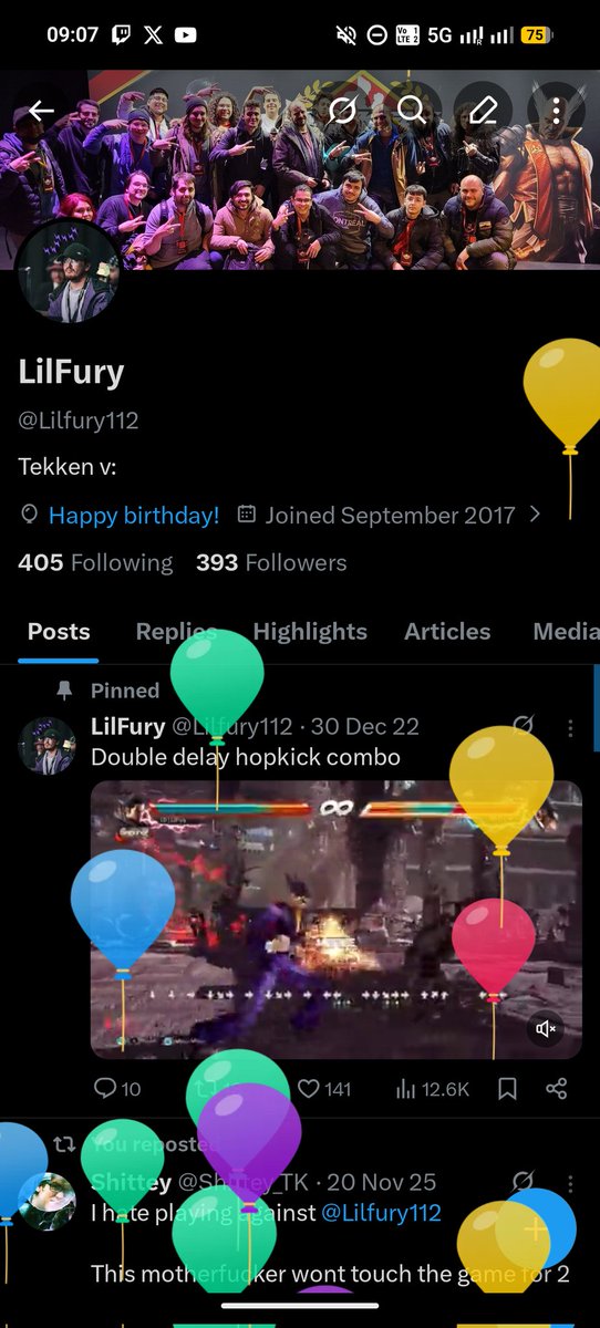 Lilfury112's tweet photo. Yay it's my birthday I hope the S3 patch is good 🥳 https://t.co/SpCM6DKpZc