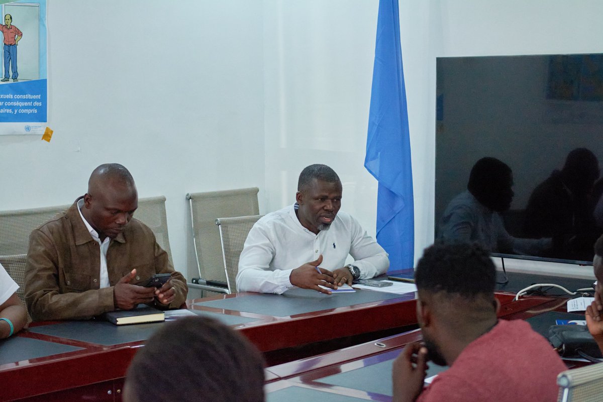 racojnkcom's tweet photo. Renforcer l’action humanitaire en RDC!
On a pris part à une rencontre clé à Goma lundi, 16 mars, avec le Coordonnateur Humanitaire, Bruno Lemarquis. Le coordonnateur, Gaston Mugaruka, a porté la voix des acteurs locaux pour plus de localisation, de partenariats équitables... https://t.co/sdqWKQr5rg