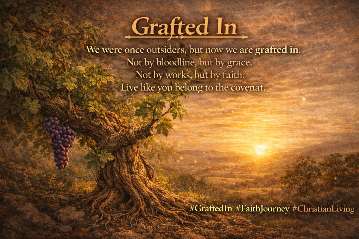 OnesmasRiungu's tweet photo. The root supports you—you do not support the root.
Honor the foundation. Walk in obedience. Bear fruit.
#Romans11 #BiblicalTruth #Fruitfulness #FaithJourney #GraftedIn https://t.co/KYgQKxdz7j
