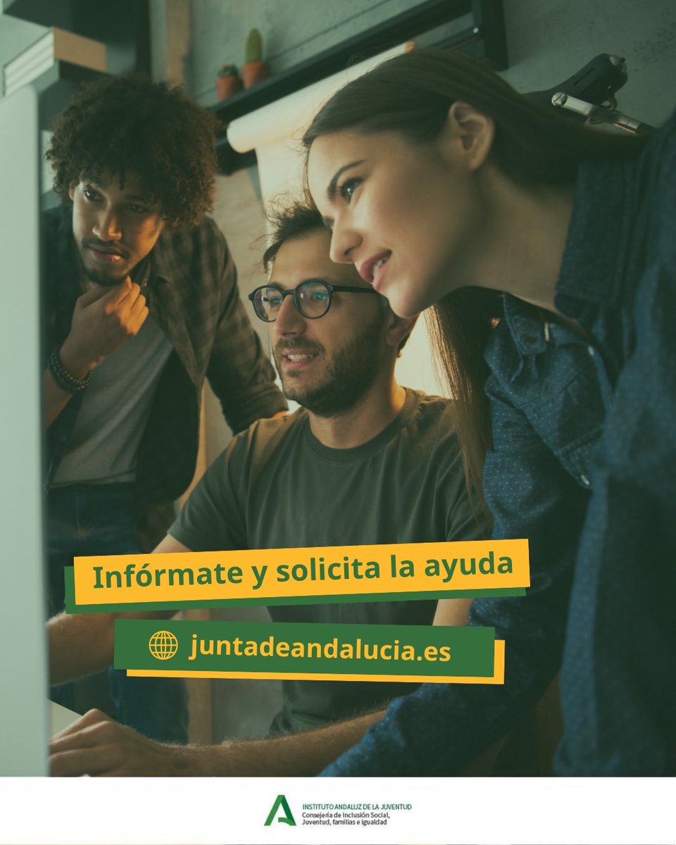 IAJuventud's tweet image. Innovactiva del IAJ impulsa a jóvenes que quieren poner en marcha su proyecto empresarial en Andalucía 💡. 

Una oportunidad para transformar una idea en un proyecto real.

Consulta cómo solicitar esta ayuda en: lajunta.es/6dlbg

#IAJ #Innovactiva
