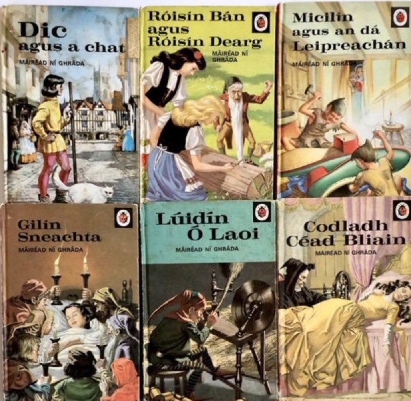LBFlyawayhome's tweet image. On St Patrick's Day. 

Ladybird books were published in many different languages - including Irish

(Artists: Eric Winter and Robert Lumley)