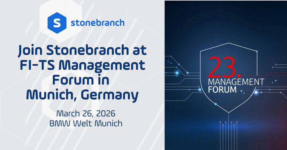 Stonebranch tweet media