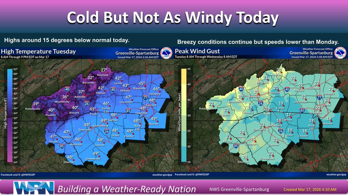 NWS GSP tweet media