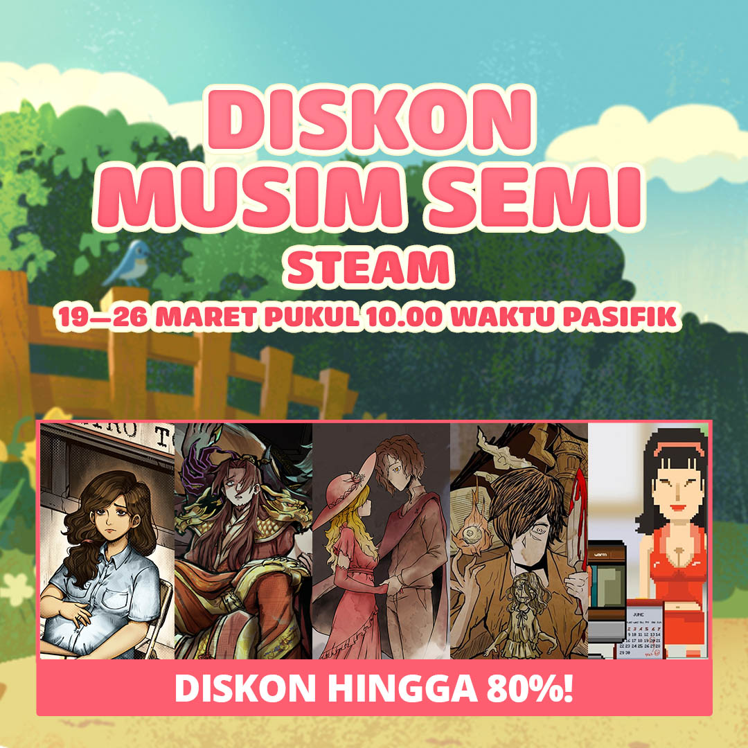 Steam Spring Sale telah DIMULAI! Dapatkan penawaran terbaik untuk seluruh katalog GameChanger Studio.