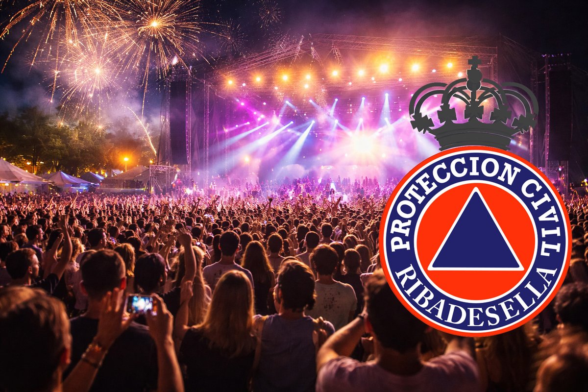 ProteRiba's tweet photo. 📷 AUTOPROTECCIÓN EN EVENTOS MULTITUDINARIOS 
– Sigue las indicaciones de la organización y servicios de emergencia.
– No corras ni empujes: los movimientos bruscos generan situaciones peligrosas.
– Ayuda a quien lo necesite sin ponerte en riesgo.
– Llama al 112 si es necesario. https://t.co/tZpdBVqHZK