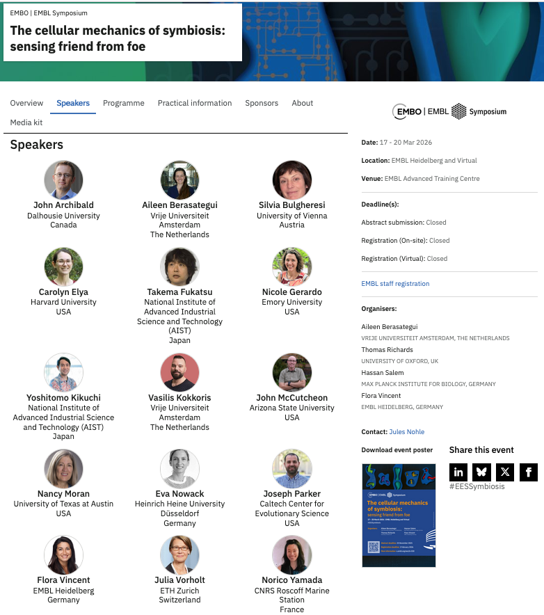 今日からEMBO | EMBL Symposium The Cellular Mechanics of Symbiosis (Heidelberg, Germany) <a href="/EMBLEvents/">EMBL Events</a> 初日から講演なので時差ボケながら準備中です・・・ #EESSymbiosis