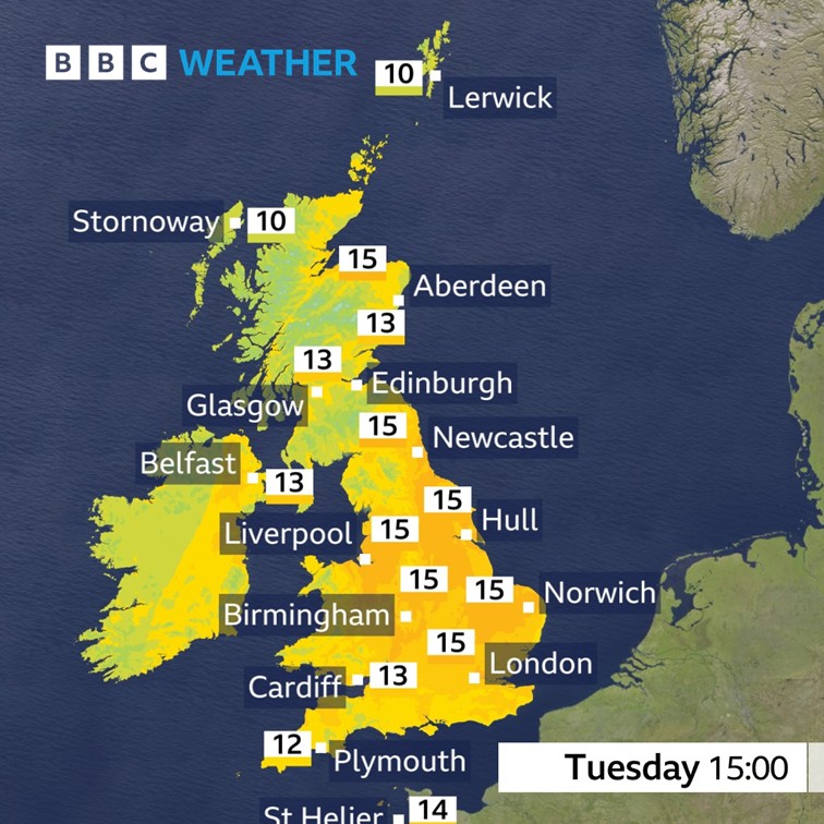 BBC Weather tweet media