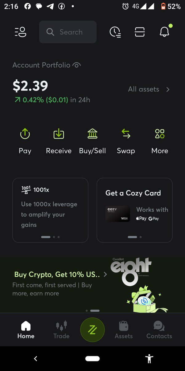 Who is related with crypto they would know how critical the bridge process for newbies and fee is too much some network but in the #CWALLET everything is easy and cheap for all user, Thank you <a href="/CwalletOfficial/">Cwallet</a> team
cwalletofficial.onelink.me/4Rwj/2dtd73pt