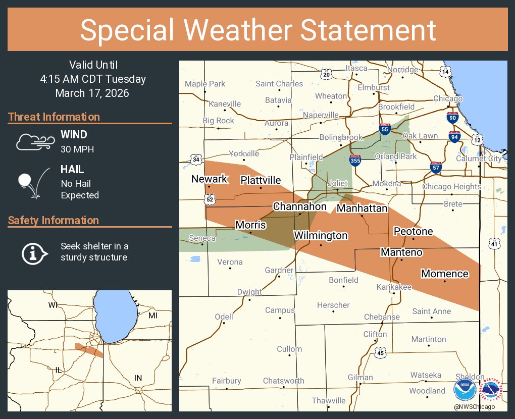 NWS Chicago tweet media