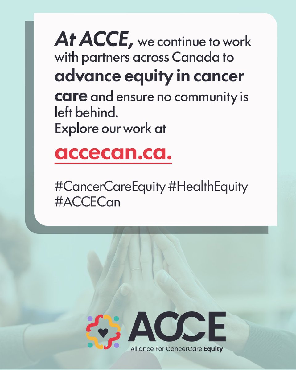 Alliance for CancerCare Equity tweet media