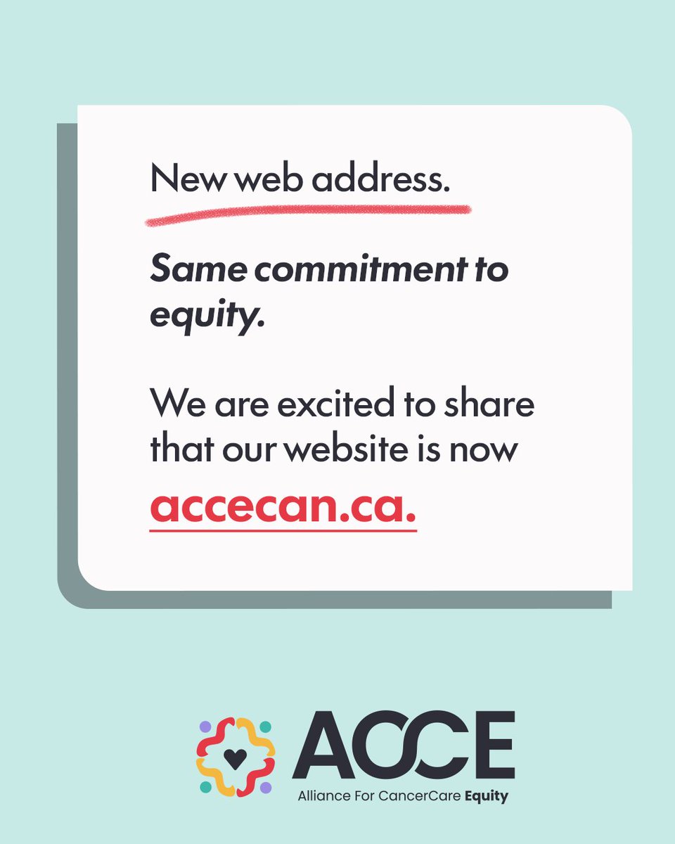 Alliance for CancerCare Equity tweet media