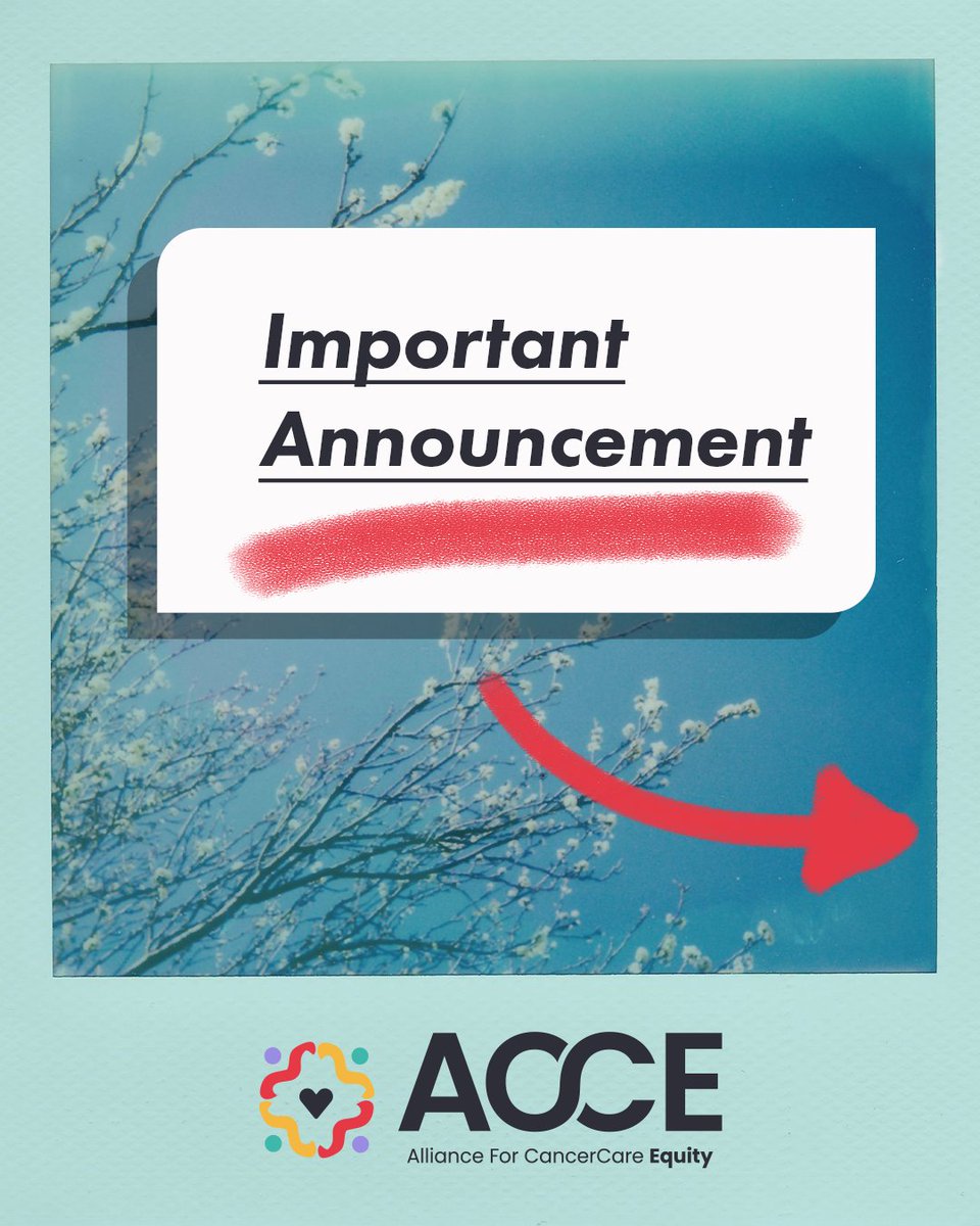 Alliance for CancerCare Equity tweet media