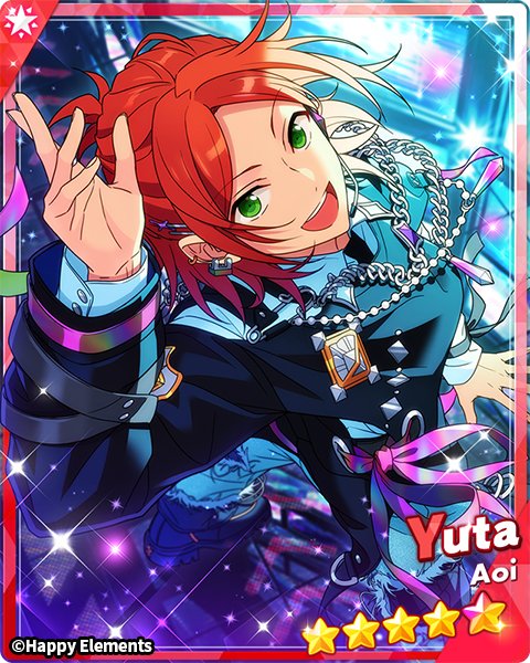 enstarsmusic_EN's tweet photo. 📝Featured Scout 2: Yuta will start soon!

⏰Time: 03/23 12:00 PM ~ 04/06 11:59 AM (GMT-5)

⭐️There is a higher chance to obtain the featured cards in this scout.

For details, please check the in-game notice!

#EnsembleStarsMusic https://t.co/EnZUh8nruh